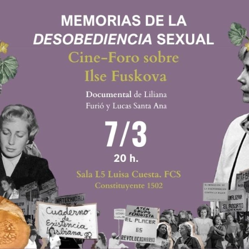 Cine-Foro en un homenaje a Ilse Fuskova.