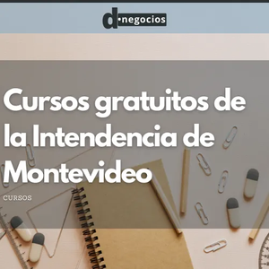 Cursos gratuitos de la Intendencia de Montevideo