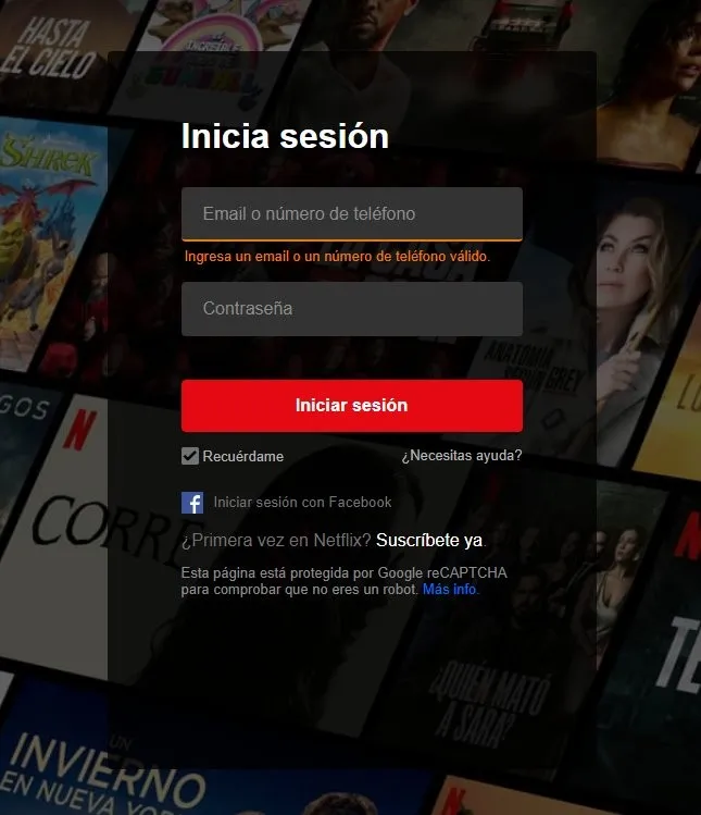 Iniciar sesión en Netflix en Uruguay