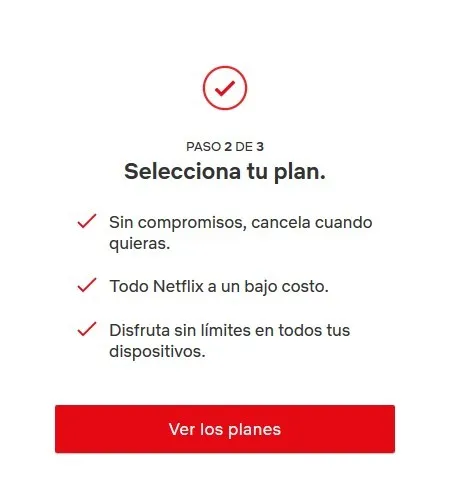 Paso 2 - Suscripción a Netflix desde Uruguay