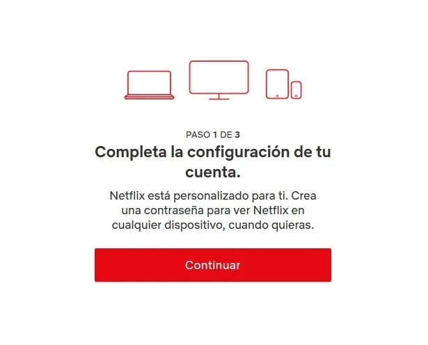 Paso 1 - Suscripción a Netflix desde Uruguay