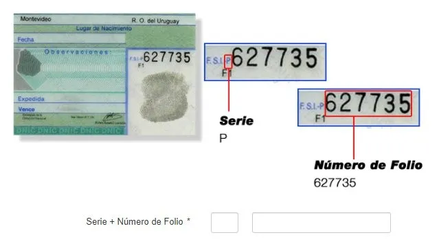 Formulario para solicitar canasta MIDES ingresando la cédula de identidad