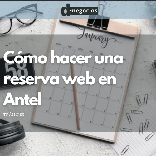 Cómo hacer una reserva web en Antel