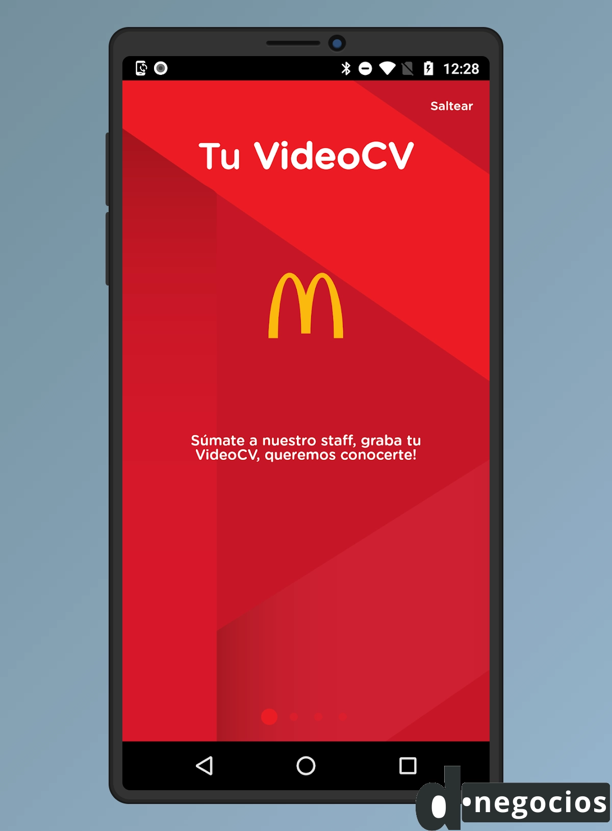 VideoCV: La app de McDonald's para postularse.