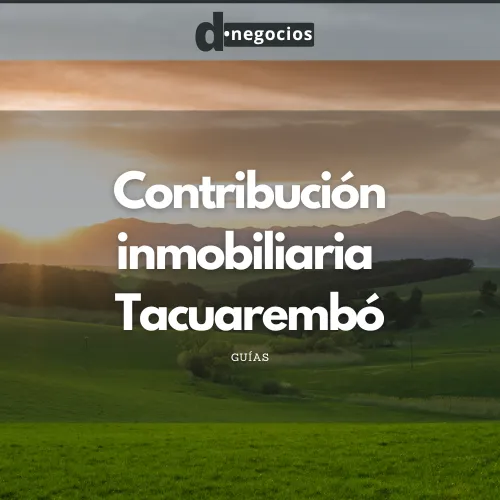 Contribución inmobiliaria de Tacuarembó.