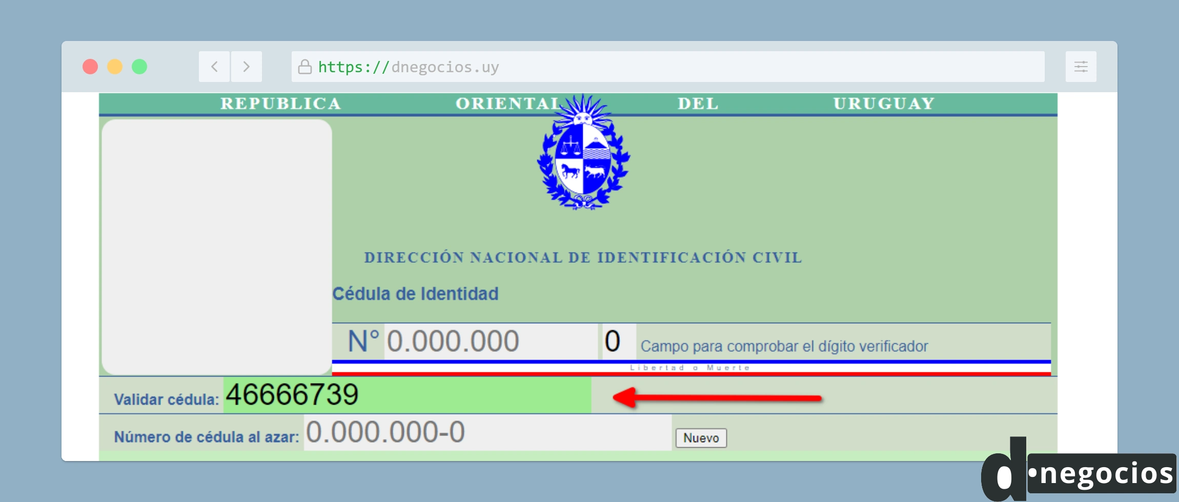 Programa para validar la cédula de identidad uruguaya. Picando Código.