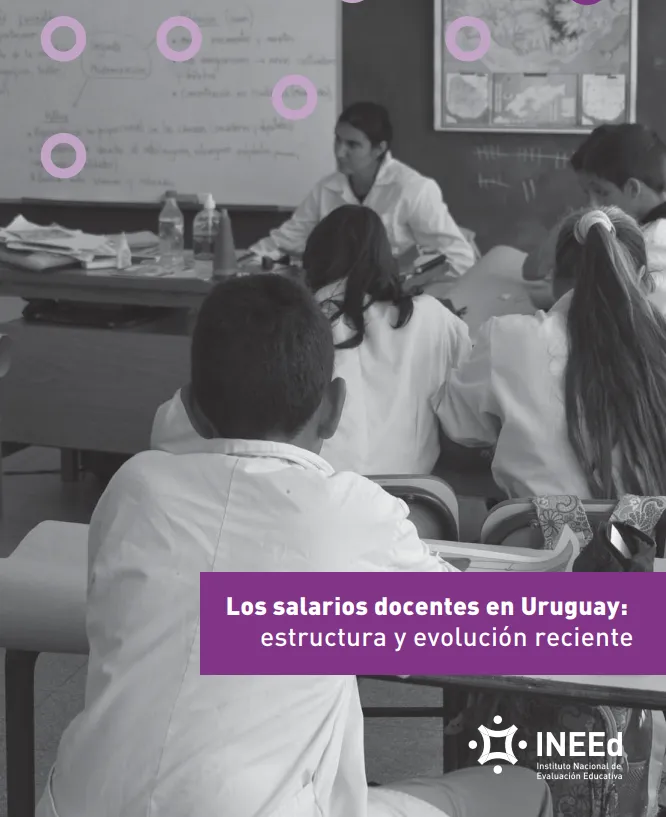 Portada del informe "Los salarios docentes en Uruguay: estructura y evolución reciente" del INEEd.