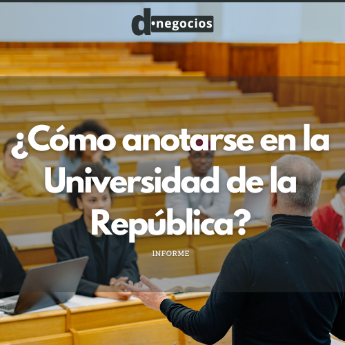 ¿Cómo anotarse en la Universidad de la República?