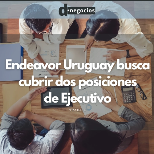 Endeavor Uruguay busca cubrir dos posiciones de ejecutivo.