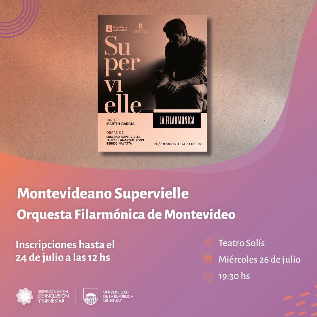 «Supervielle» • Una noche de música con la Filarmónica de Montevideo