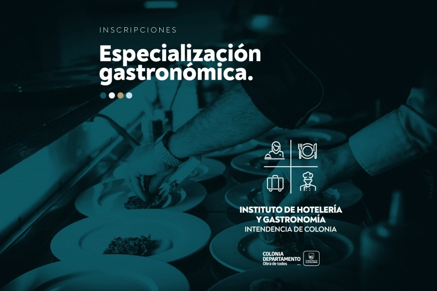 El Instituto de Hotelería y Gastronomía de la Intendencia de Colonia presentar su curso corto de Especialización Gastronómica.