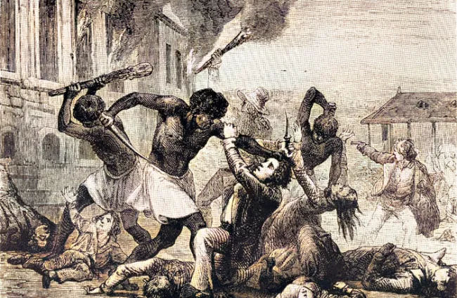 La Revolución haitiana estuvo marcada por un importante conflicto entre los esclavos negros y los colonos blancos.
