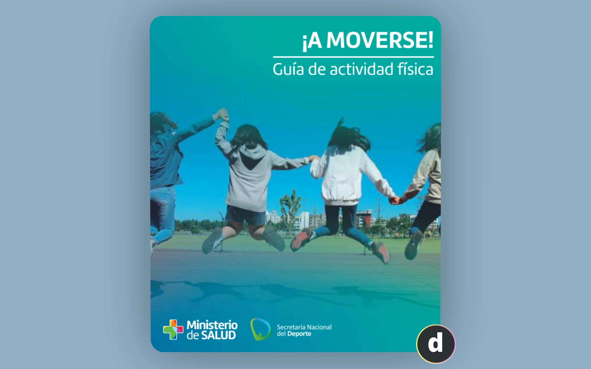 Portada de la "Guía de actividad física" para la población uruguaya.