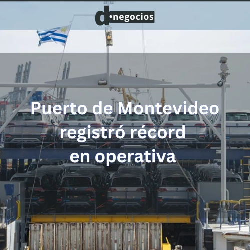 Montevideo es el puerto que lidera en exportación de vehículos a la región