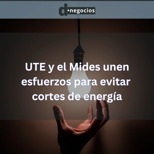 UTE y el MIDES unen esfuerzos para evitar cortes de energía.