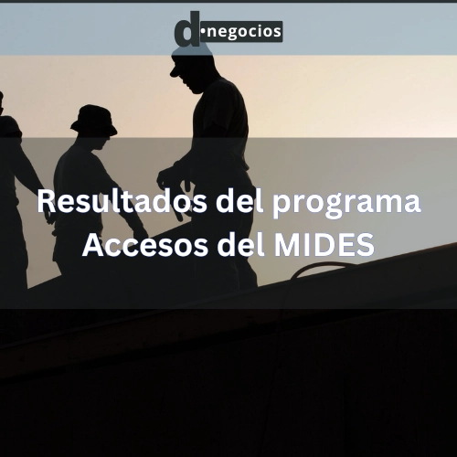 Resultados del programa Accesos del MIDES.