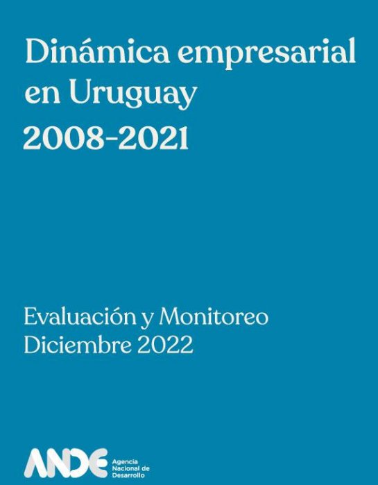 Informe de ANDE «Dinámica empresarial en Uruguay».