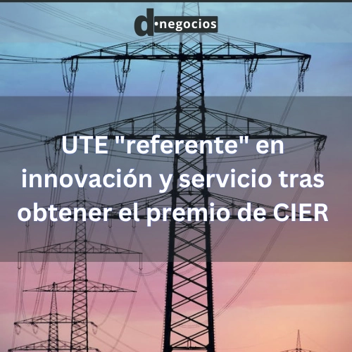 UTE "referente" en innovación y servicio tras obtener el premio de CIER.