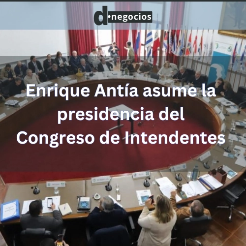 Enrique Antía asume la presidencia del Congreso de Intendentes