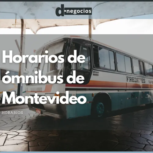 Horarios de ómnibus de Montevideo