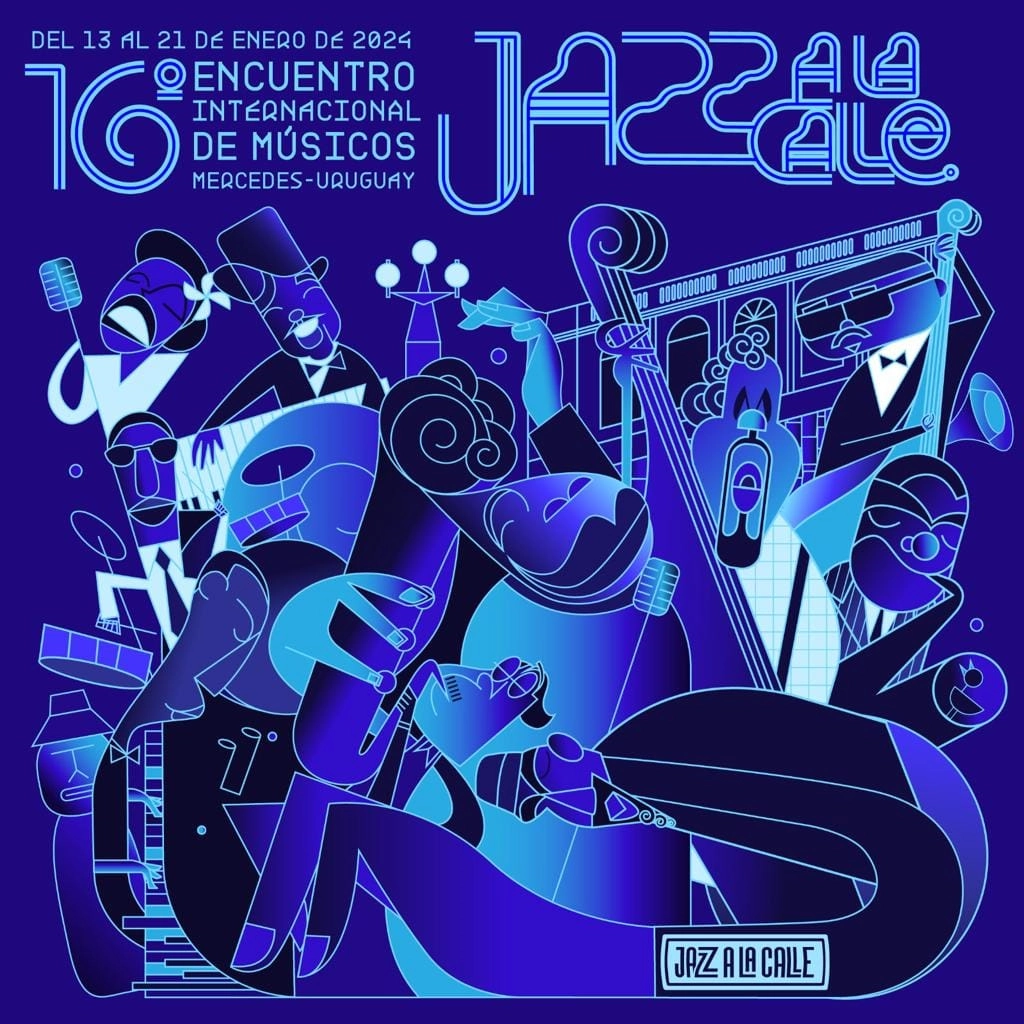Afiche oficial de «Jazz a la Calle» edición 2024.